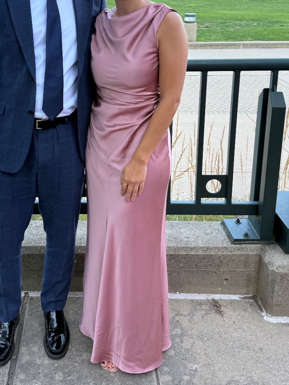 Azazie Kieryn dress dusty rose